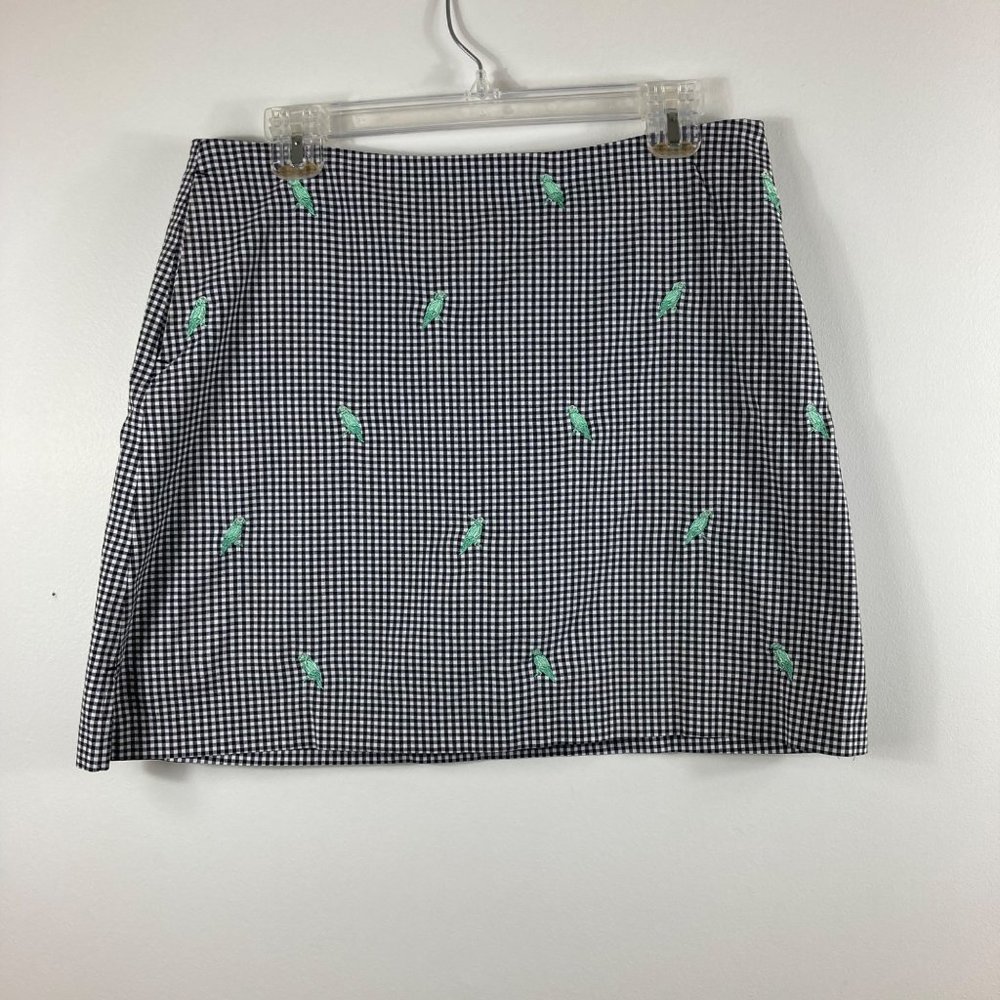 Womens EP Pro Golf Parrot Gingham Skort 8